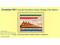 1965. San Marino. Vizita președintelui italian în S. Marino