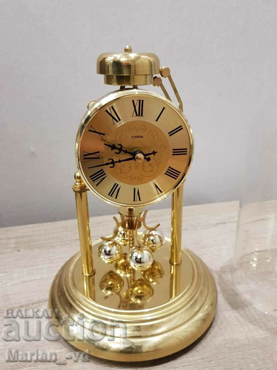 German table quartz clock with flask and gong with price 160.00 BGN | € 81.81 German table quartz clock with flask and gong with price 160.00 BGN | € 81.81