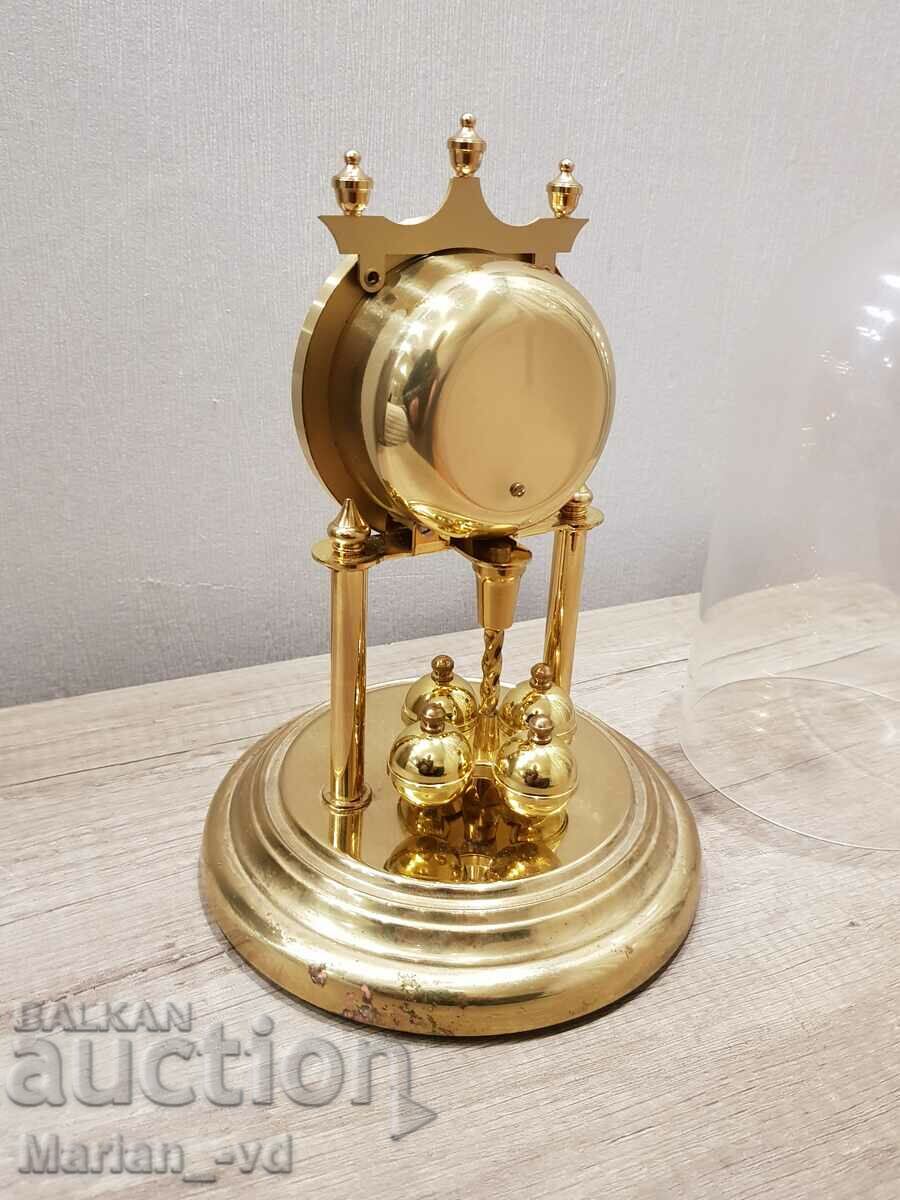 German Quartz Desk Clock with Flask - 6