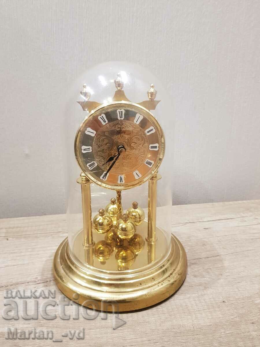 Επιτραπέζιο ρολόι γερμανικού χαλαζία με φιάλη