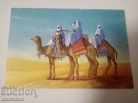Card - ARABIC, GREETING, CAMELS, BEDOUINS
