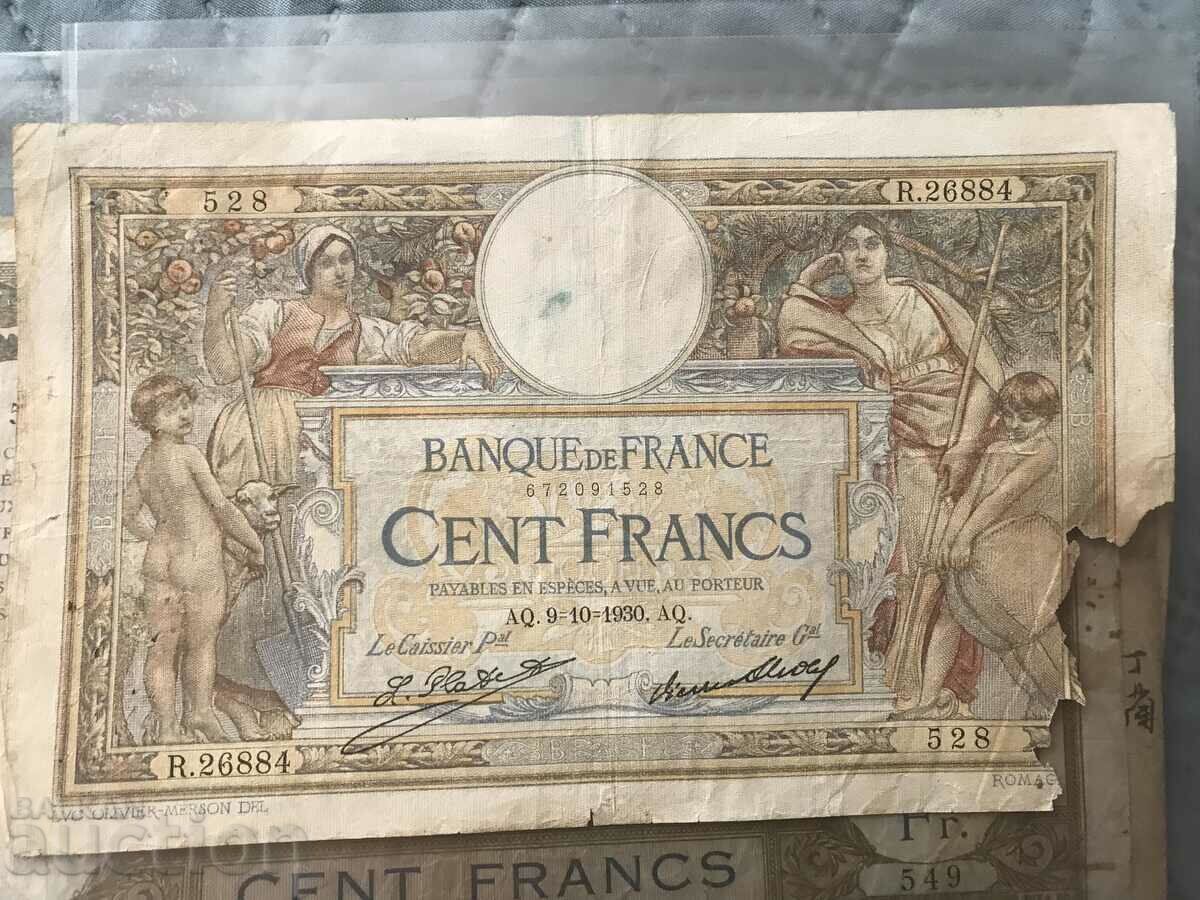Franța 100 de franci 1930