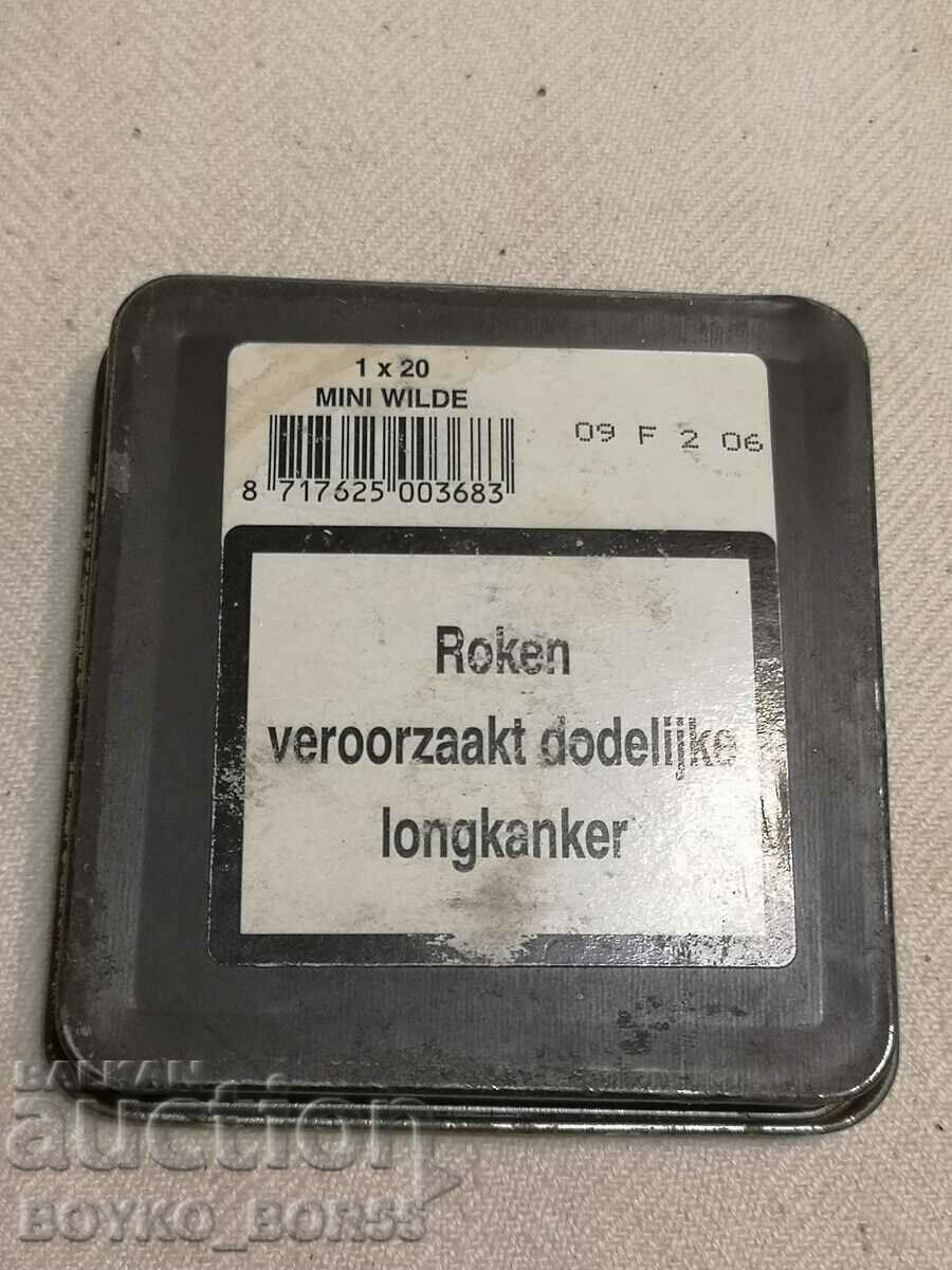 Old Metal Cigarette Box MINI WILDE - 5 Old Metal Cigarette Box MINI WILDE - 5