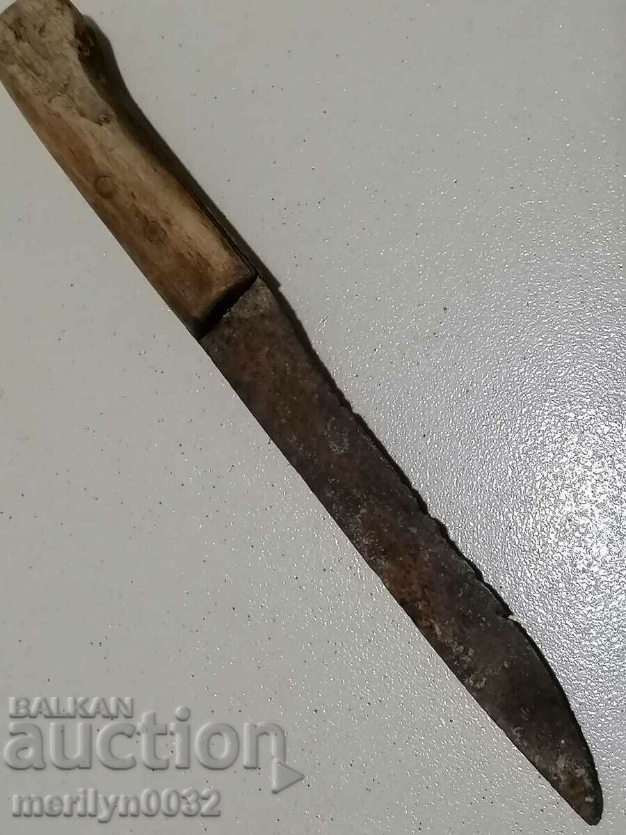 Cuțit vechi de măcelar fără kana kama kulak cu preț 49.00 BGN | € 25.05