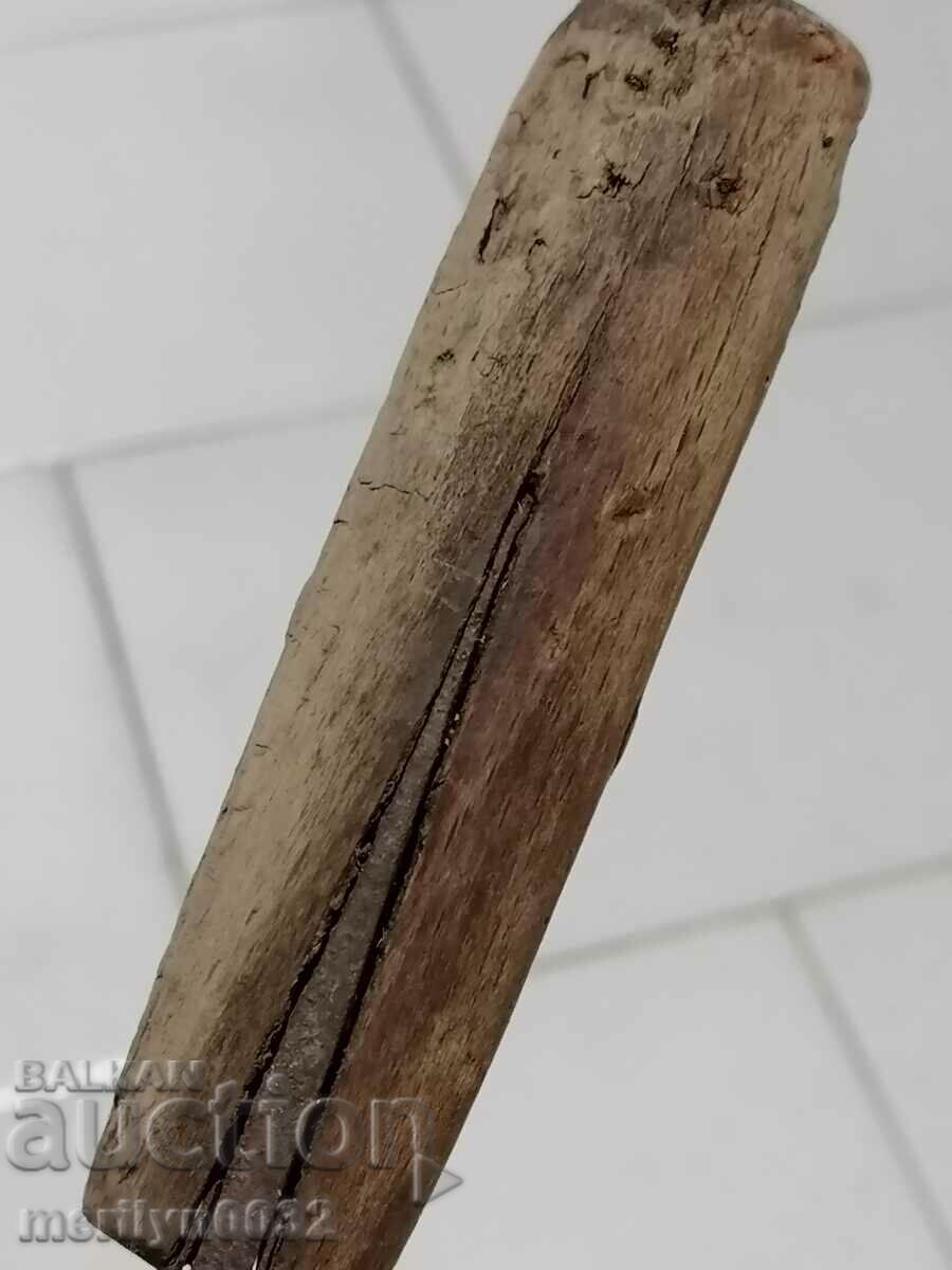 Cuțit vechi de măcelar fără kana kama kulak - 7