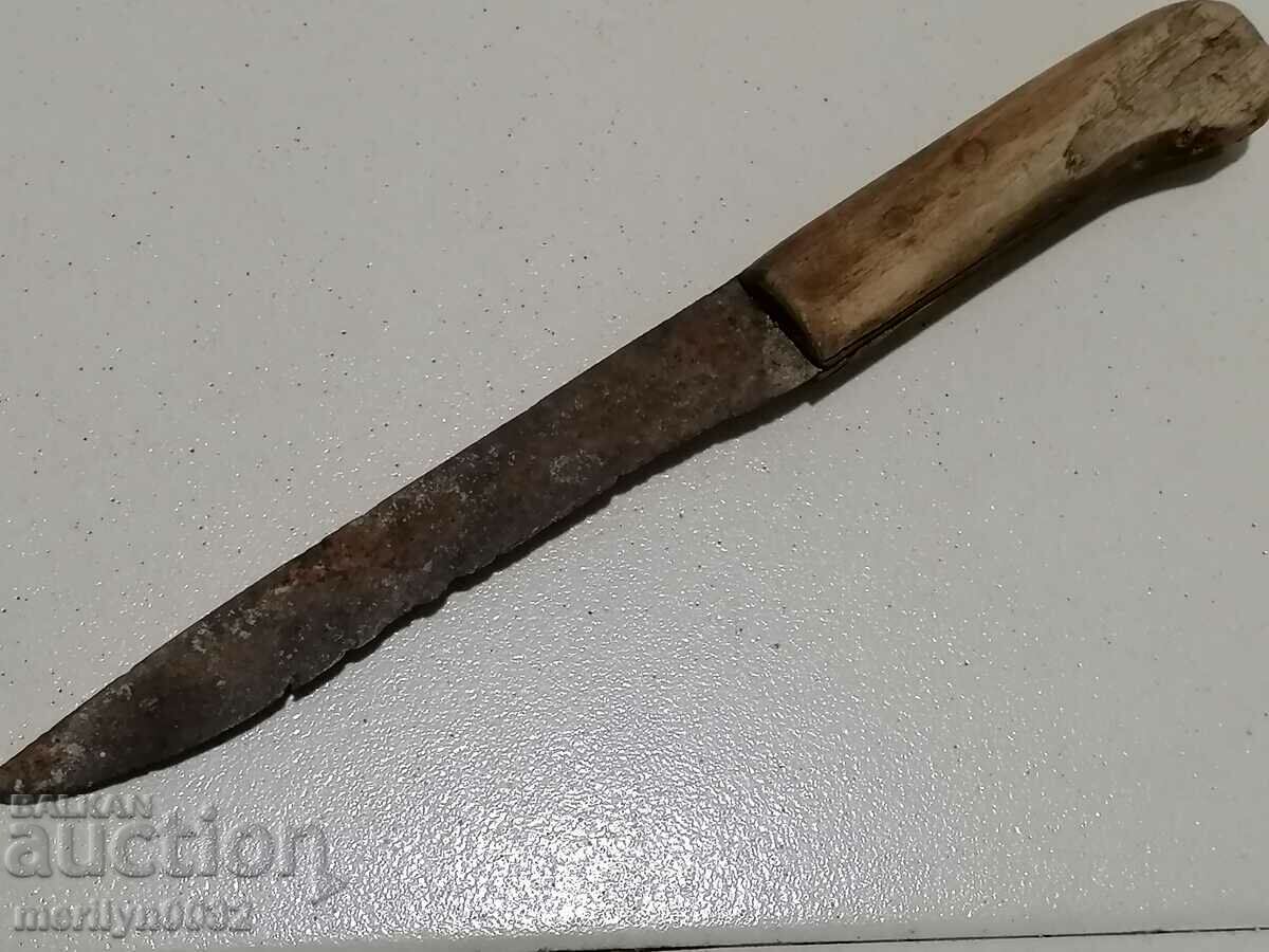 Old butcher knife without kana kama kulak