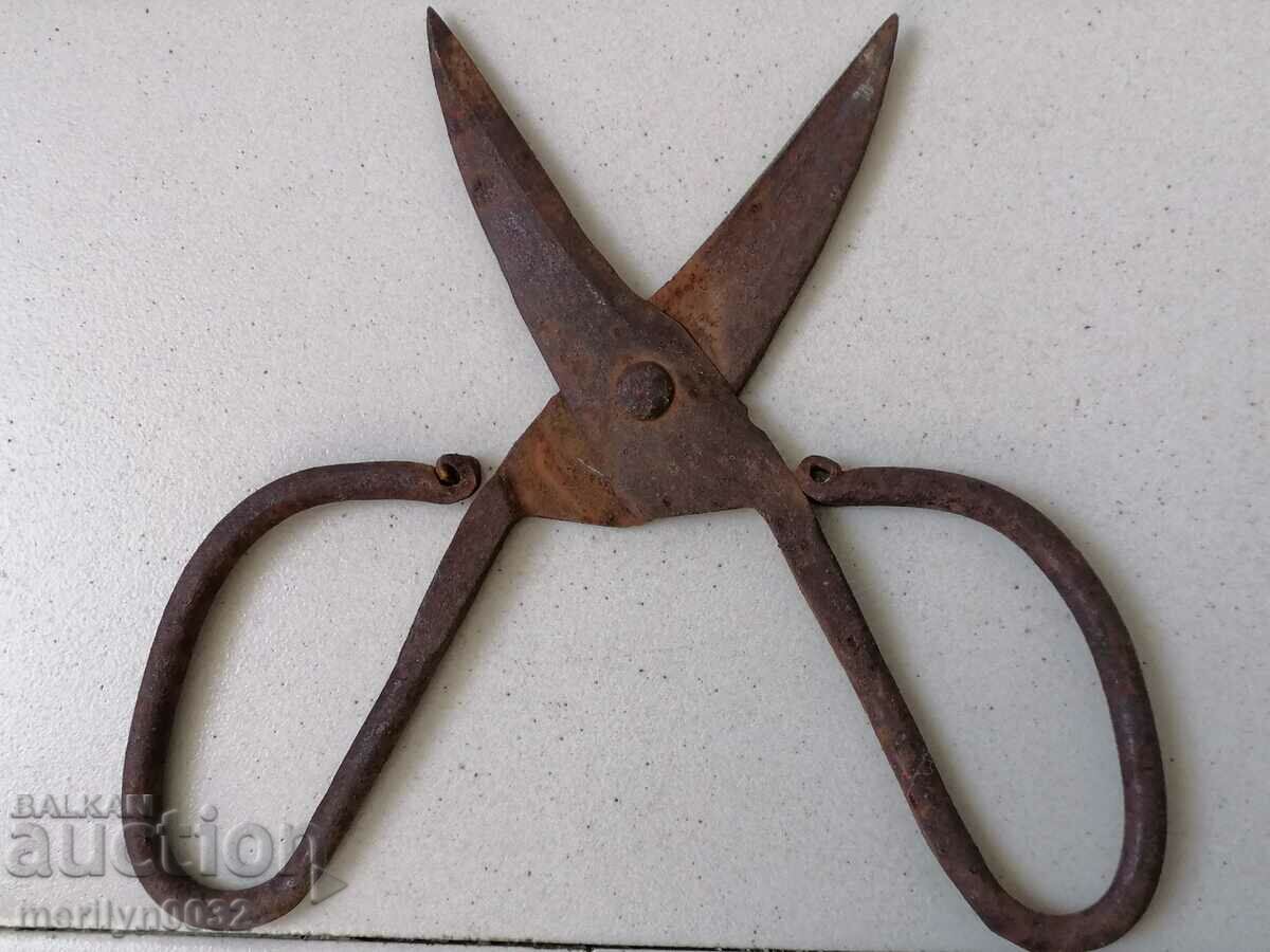 Vintage wrought iron scissors - 7 Vintage wrought iron scissors - 7