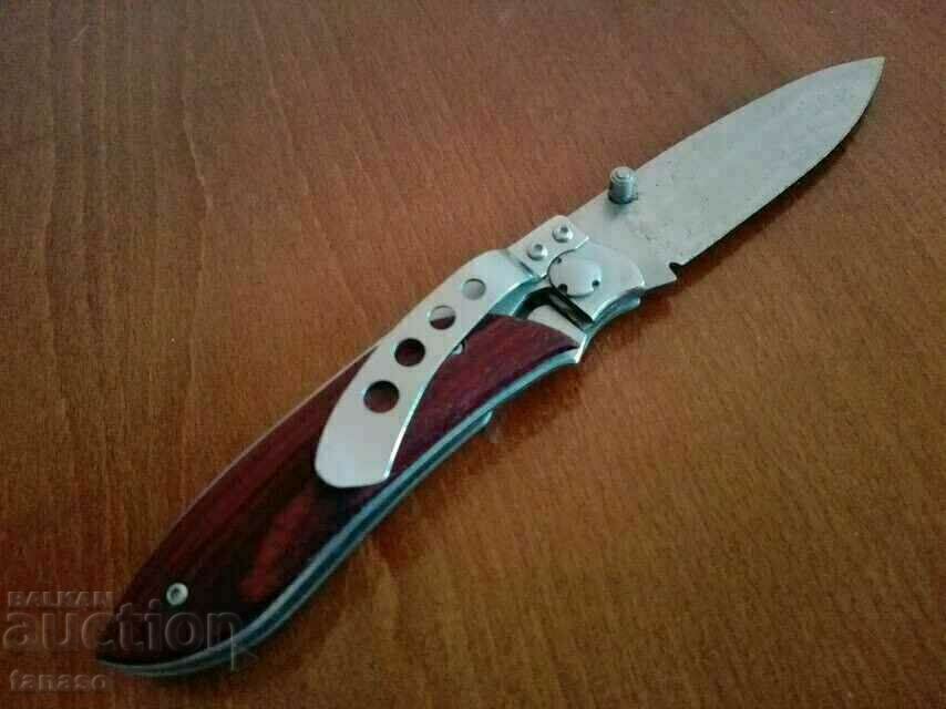 Pocket knife with wooden handles - 5 Pocket knife with wooden handles - 5