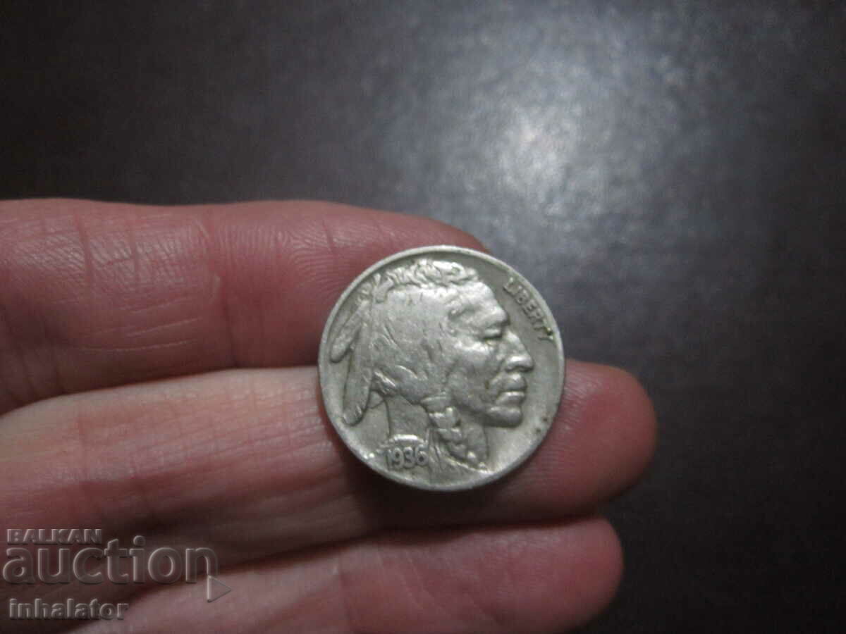 1936 ΗΠΑ 5 σεντς