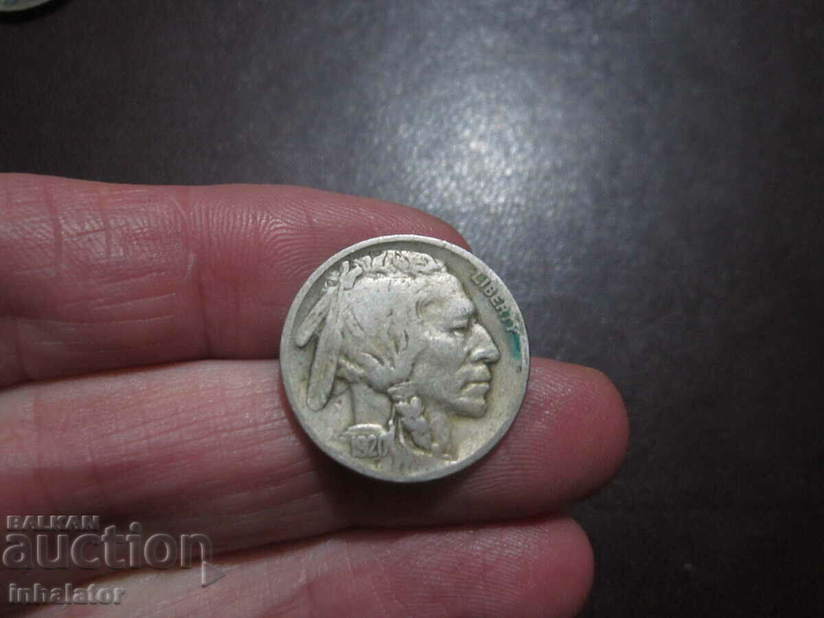 1920 год  5 цента САЩ