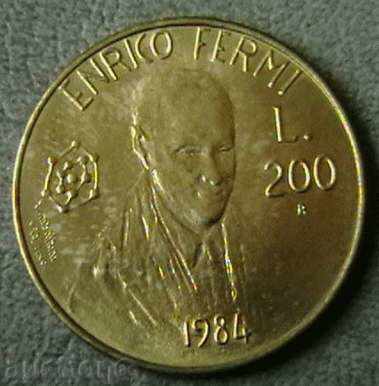 200 liras 1984 San Marino
