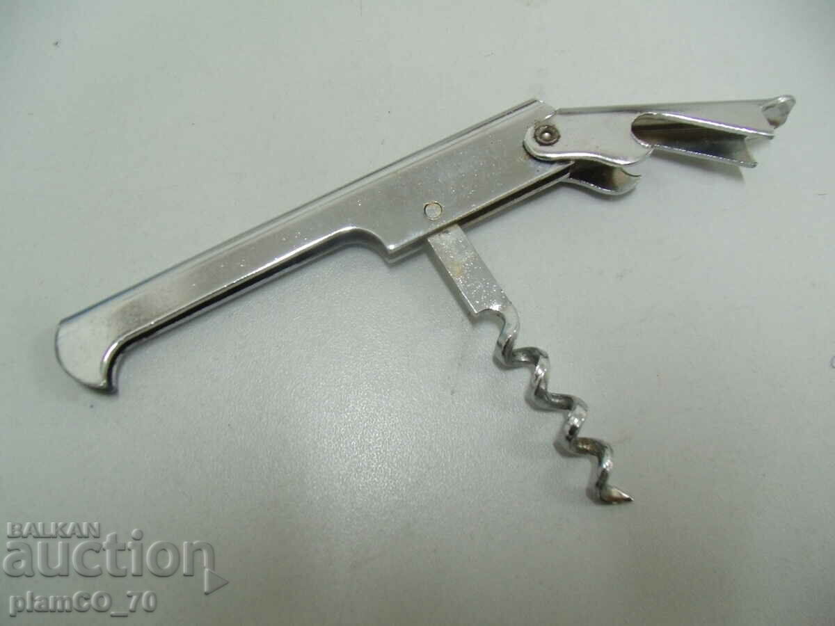 #*6590 old metal corkscrew opener
