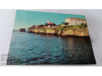 Пощенска картичка Бургас Остров Болшевик