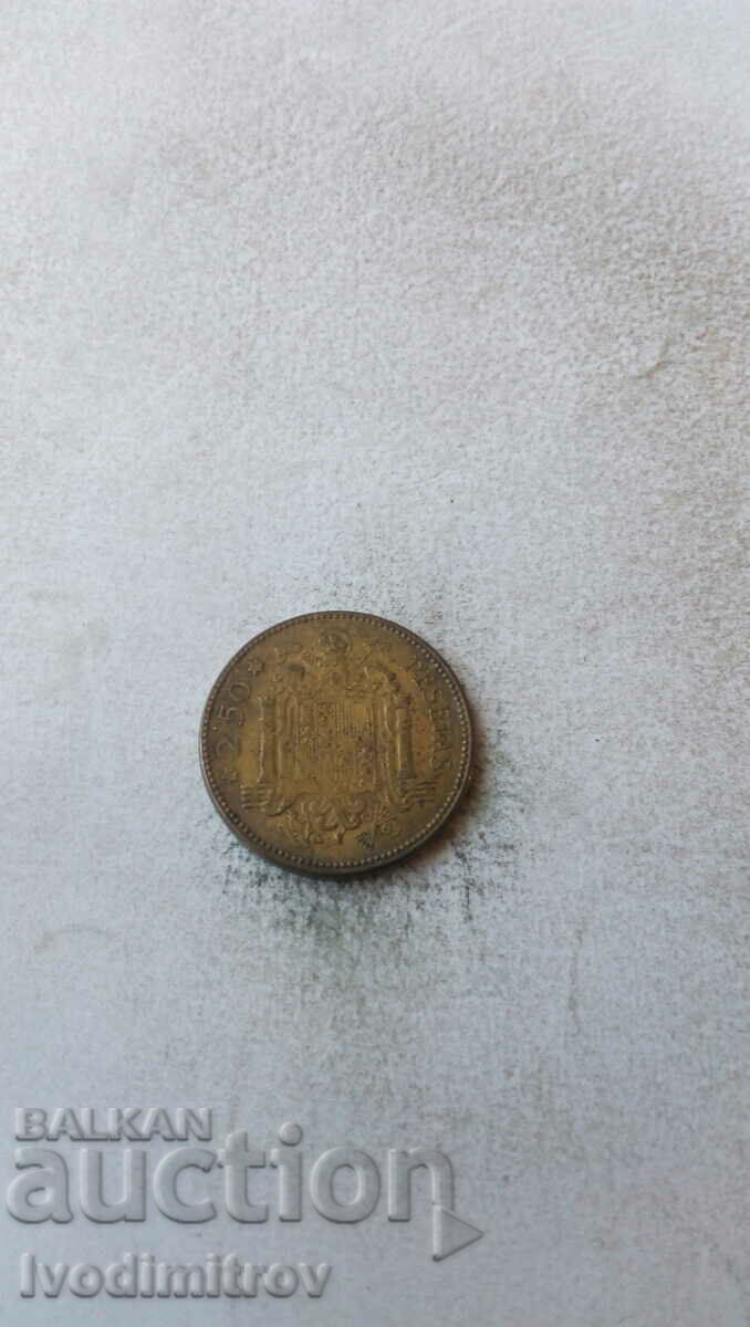 Spain 2.50 pesetas 1953