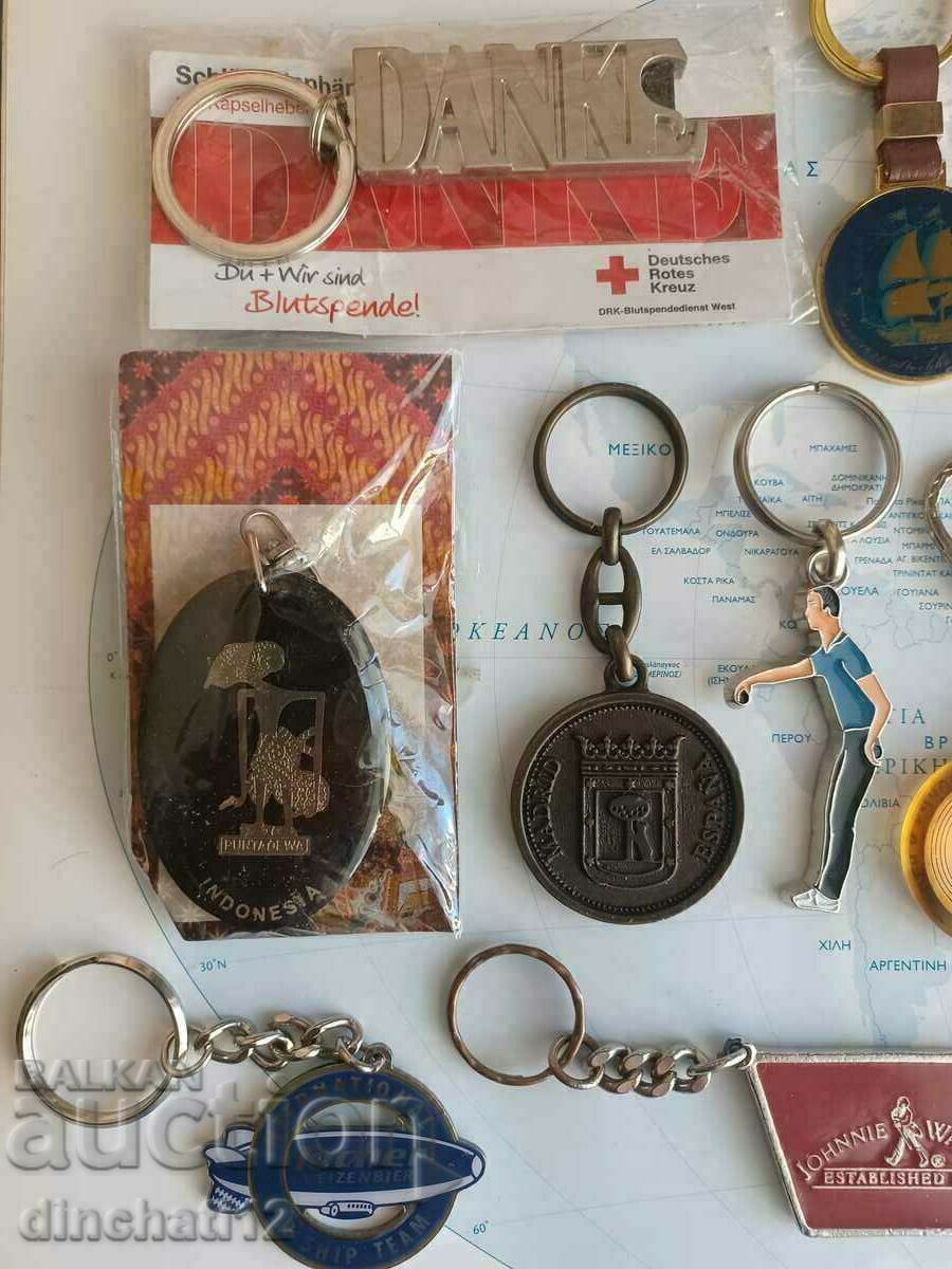 Lot. Keychain collection. Keychain with price 123.00 BGN | € 62.89 Lot. Keychain collection. Keychain with price 123.00 BGN | € 62.89