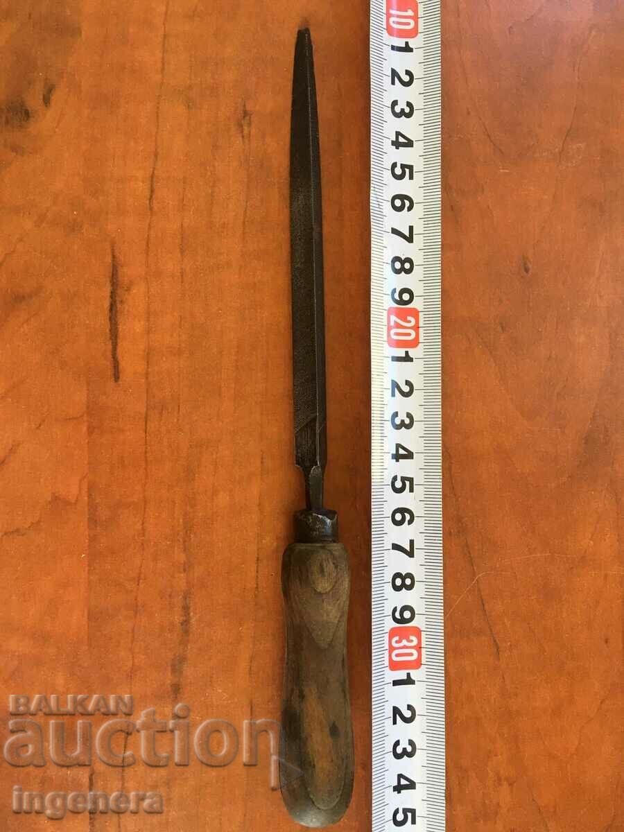 TRIANGULAR FILE MARKED AUSTRIA ANTIQUE TOOL - 5 TRIANGULAR FILE MARKED AUSTRIA ANTIQUE TOOL - 5