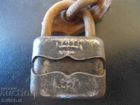 Old padlock, markings, AUSTRIA, 3524