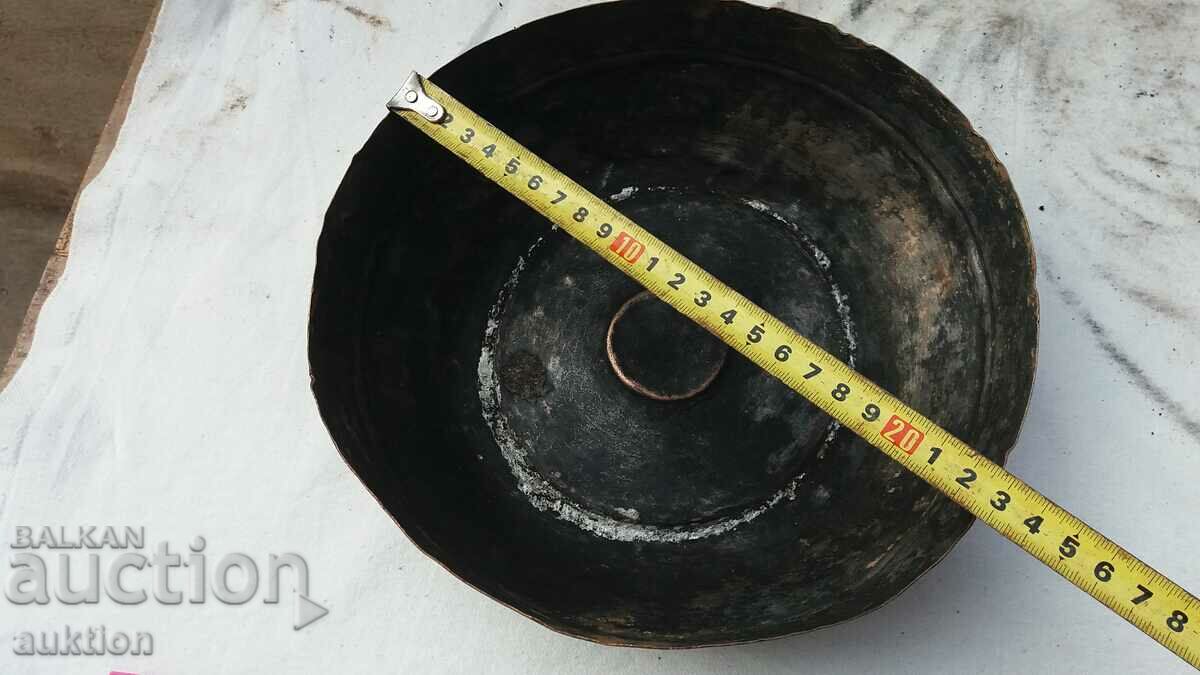 WROUGHT COPPER BOWL, TRAY, PAN, BIANNA REVIVAL BOWL - 5 WROUGHT COPPER BOWL, TRAY, PAN, BIANNA REVIVAL BOWL - 5