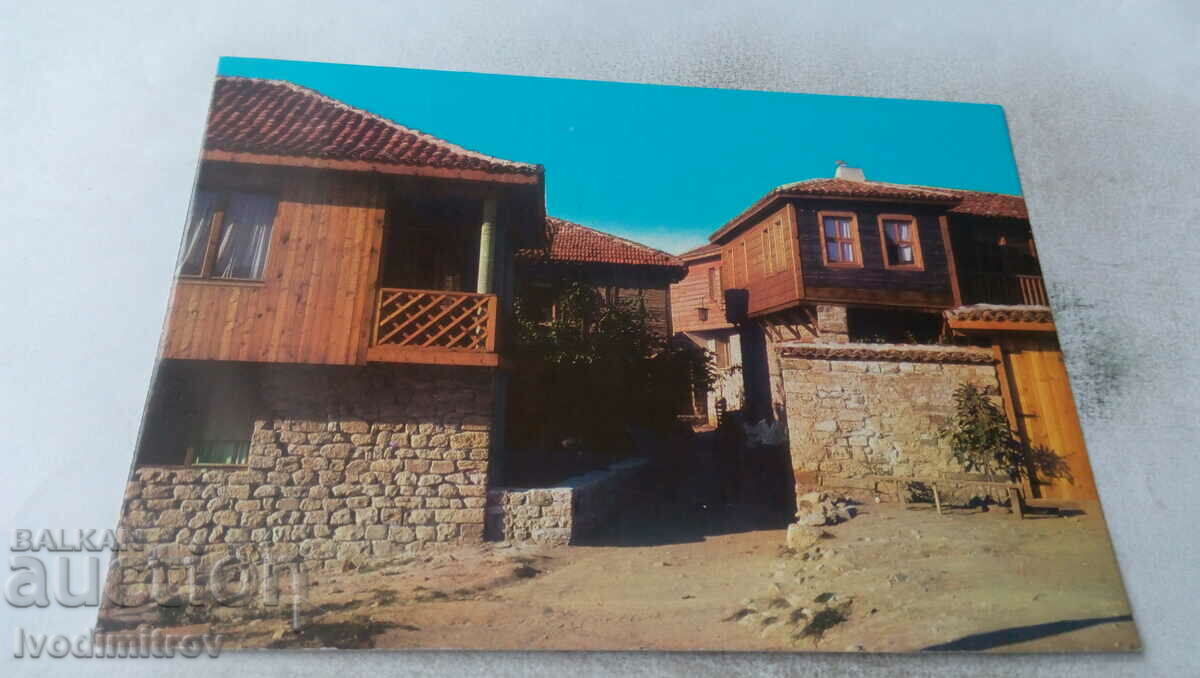 Пощенска картичка Несебър 1980