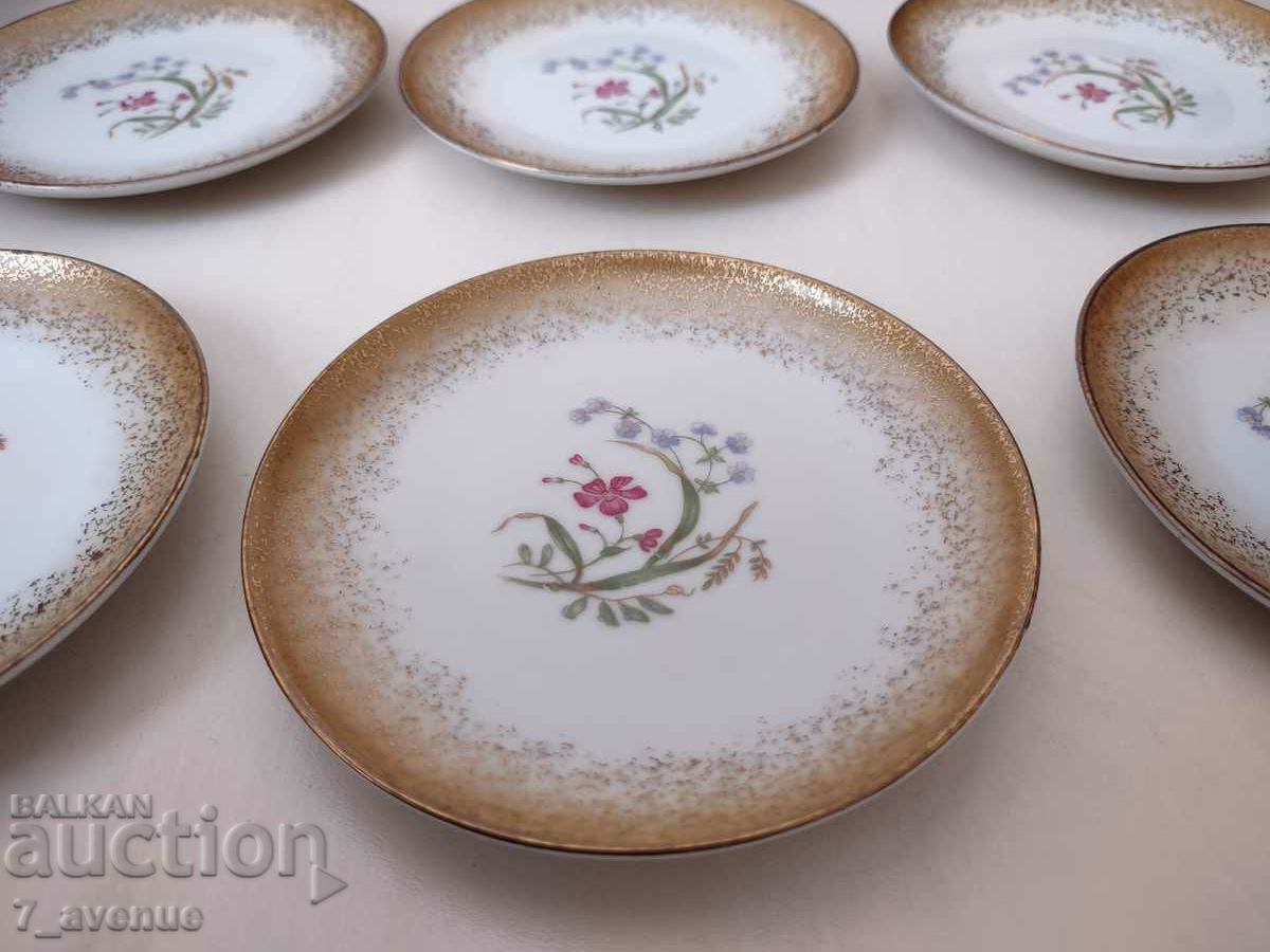Auction Porcelain, dessert old, Germany 6 pcs. 10 cm 17.10.2022 Auction Porcelain, dessert old, Germany 6 pcs. 10 cm 17.10.2022