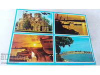 Пощенска картичка Несебър Колаж 1982