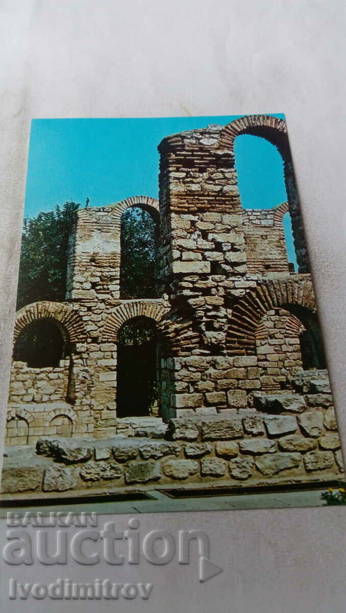 Postcard Nessebar Old Metropolis VI century 1984