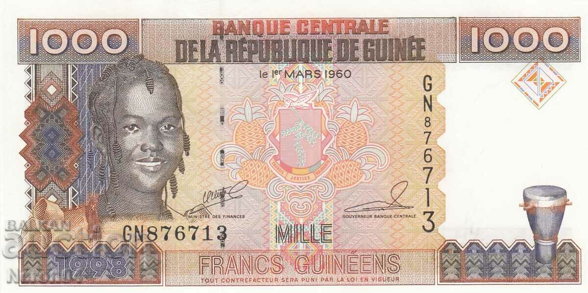 1000 francs 1998, Guinea
