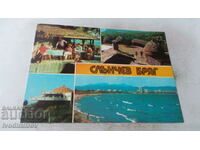 Пощенска картичка Слънчев бряг Колаж 1979