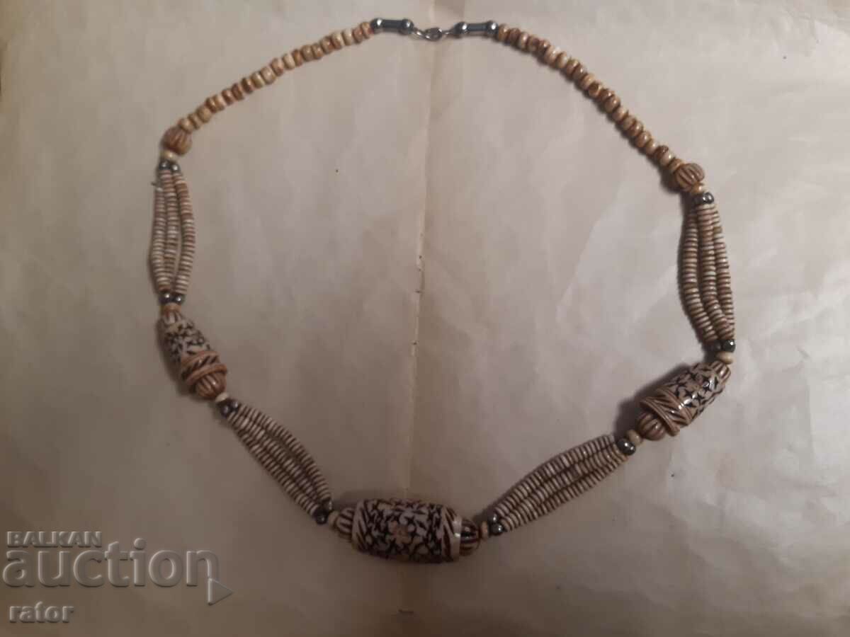 Large necklace, necklace, jewelry - natural bone - 6 Large necklace, necklace, jewelry - natural bone - 6