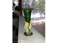 Уникална ваза - човешка ръка - троянска керамика