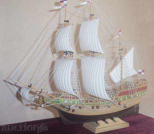 Unique large ship-sailboat model "OREL"