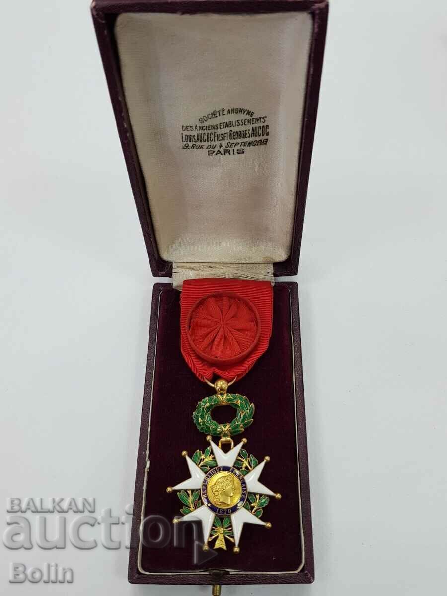 Ordin de aur foarte rar al Legiunii Franceze de 18k - 5 Ordin de aur foarte rar al Legiunii Franceze de 18k - 5