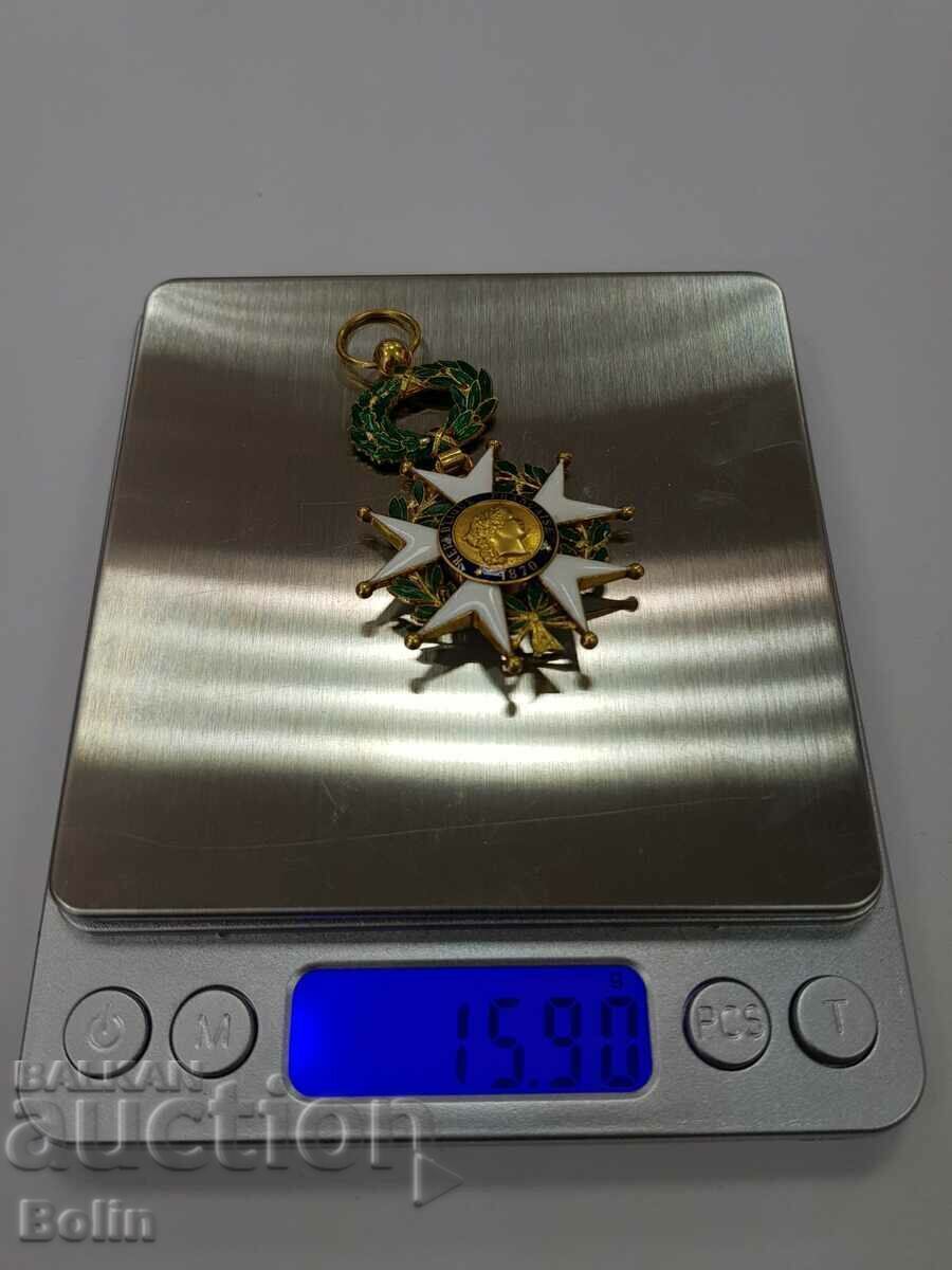 Ordin de aur foarte rar al Legiunii Franceze de 18k - 7 Ordin de aur foarte rar al Legiunii Franceze de 18k - 7