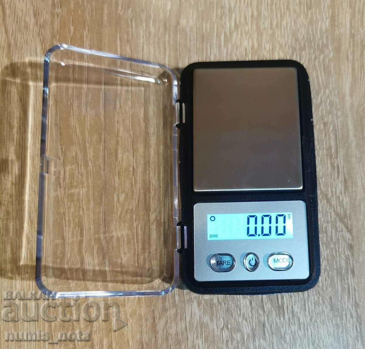 Мини джобна везна дигитална 0.01 - 200 гр.+ батерия