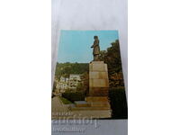 Carte poștală Monumentul Gabrovo lui Vasil Aprilov 1980