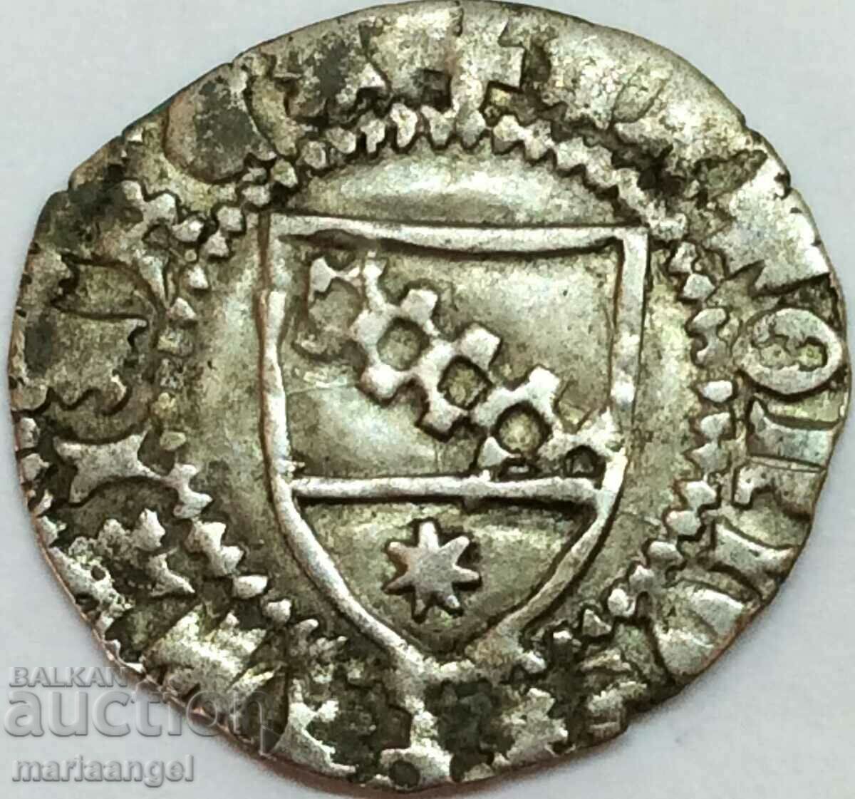 Aquileia 1 denar Antonio Vultur portughez / Stema argint