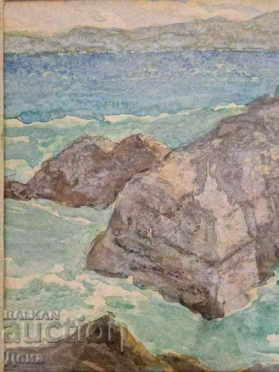 Delivery of Atanas Kozhuharov watercolor Delivery of Atanas Kozhuharov watercolor