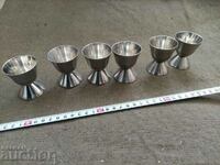 small metal cups