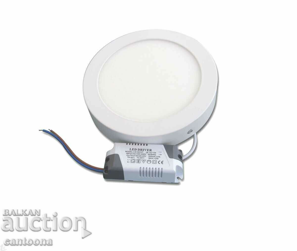 LED Panel for external installation 18W, f222mm, 6000K, IP20 with price 16.98 BGN | € 8.68 LED Panel for external installation 18W, f222mm, 6000K, IP20 with price 16.98 BGN | € 8.68