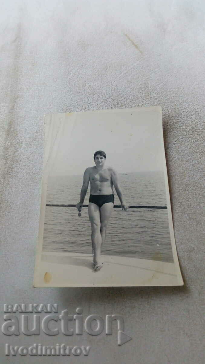 Photo Nessebar Man on the pier 1968