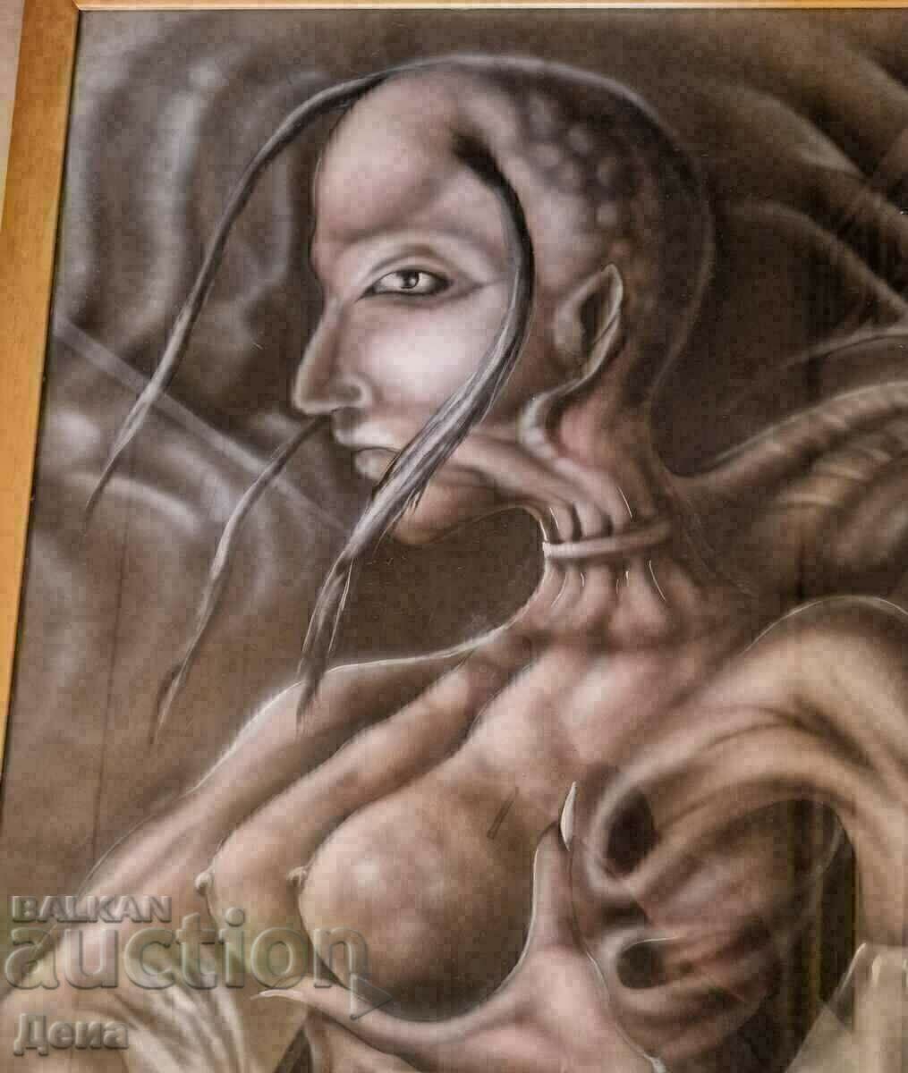 An interesting fantasy picture with price 200.00 BGN | € 102.26 An interesting fantasy picture with price 200.00 BGN | € 102.26