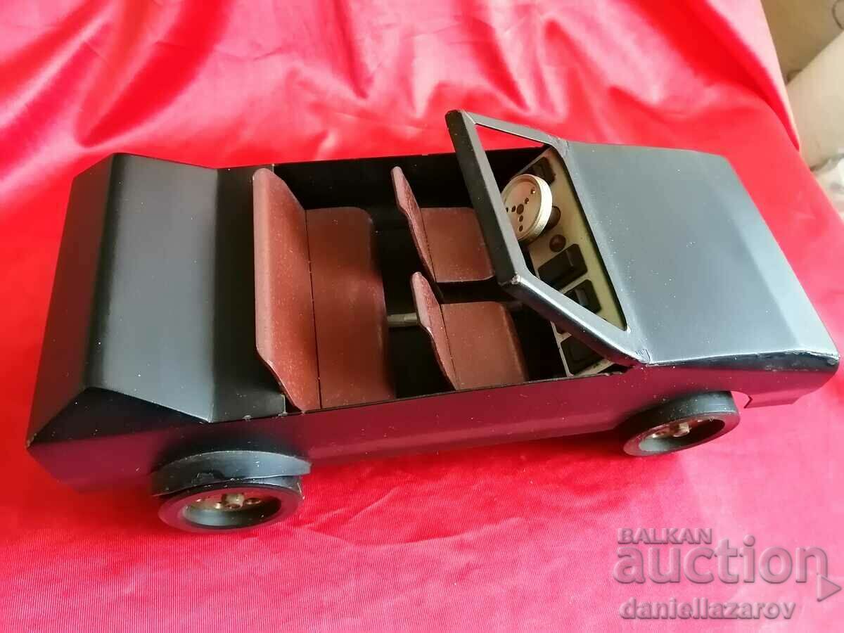 Delivery of Big Old Metal Car, Model, Prototype, Toy