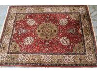 Covor persan vechi țesut manual din lână de cămilă 340x260 cm.