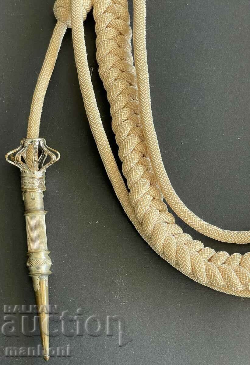 5227 Царство България акселбант единичен младши офицер с цена 100.00 лв. | € 51.13 5227 Царство България акселбант единичен младши офицер с цена 100.00 лв. | € 51.13