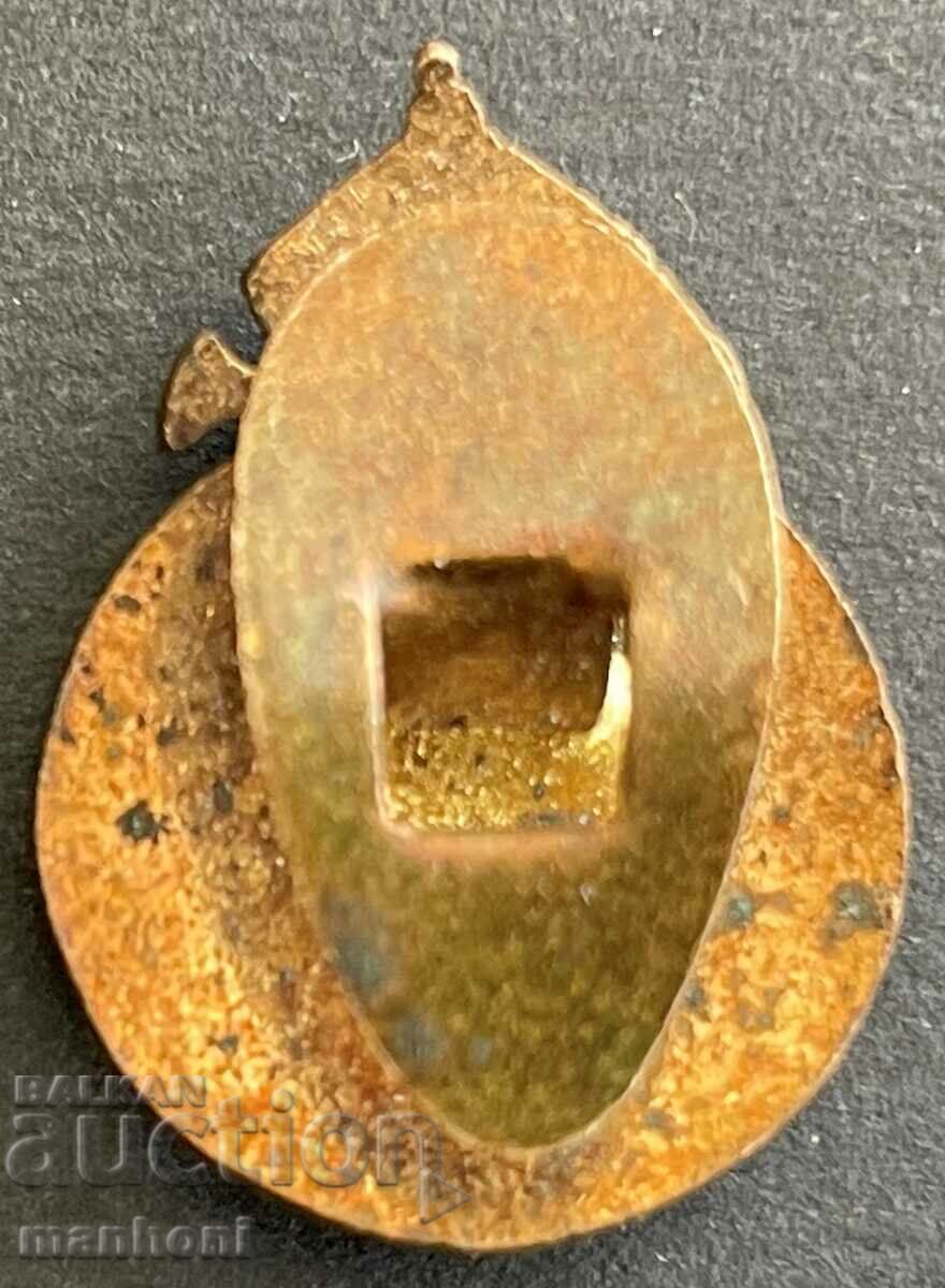 5228 Kingdom of Bulgaria lion sign monarchical 1930s. Enamel with price 100.00 BGN | € 51.13