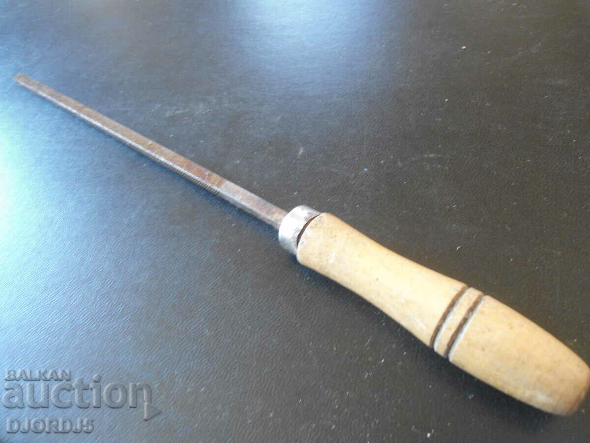 Auction Old square iron file Auction Old square iron file