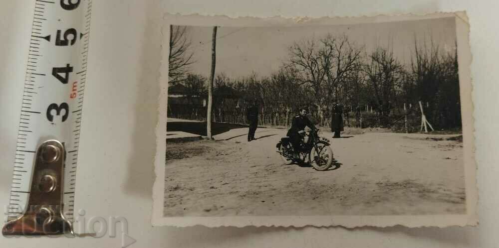 MOTORCYCLE MOTORCYCLE OLD MILITARY PHOTO PHOTO