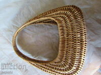 KNITTED BAG - BASKET FROM SOCA /30 x 36 x 14cm/.