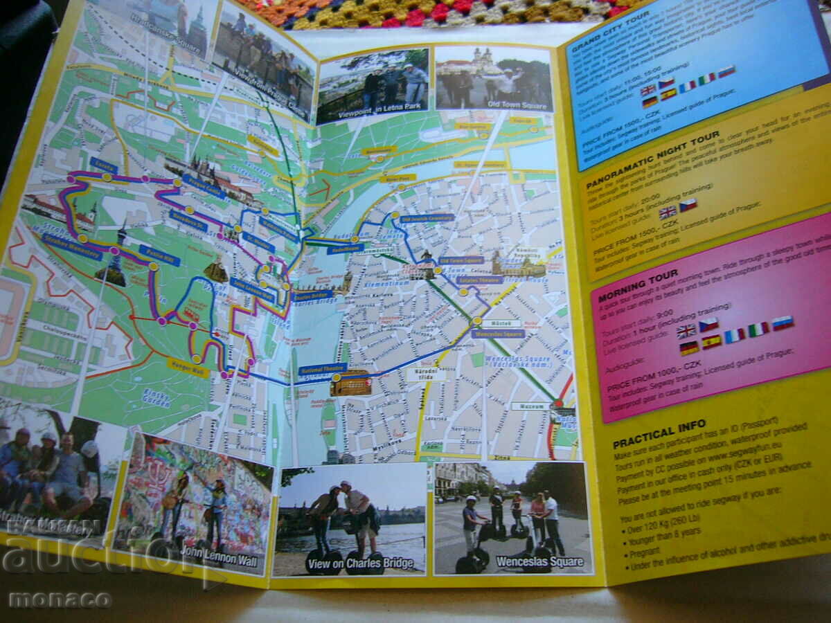 Auction  Old brochure - Prague tour - 2 copies