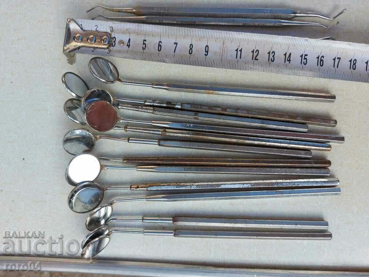 DENTAL INSTRUMENTS - 32 PIECES - COLLECTION with price 144.00 BGN | € 73.63 DENTAL INSTRUMENTS - 32 PIECES - COLLECTION with price 144.00 BGN | € 73.63